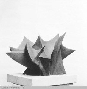 La musica del vento, 1991 Bronzo, cm 32